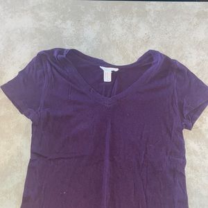 Medium forever 21 plum color basic tee